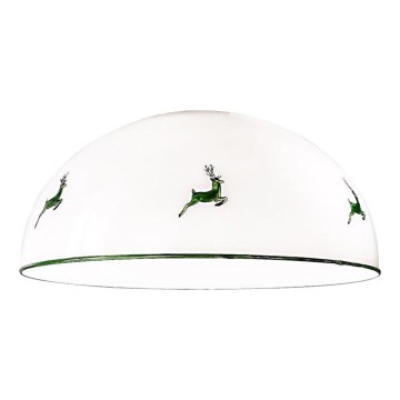 Kolarz 731.G101 - Szkło zamienne do żyrandola NONNA E27 o średnicy 30 cm, w kolorze jeleniej zieleni