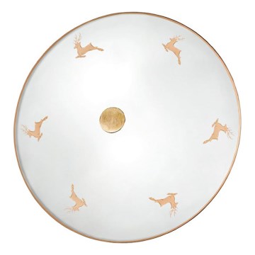 Kolarz 731.U12.4.150 - Kinkiet NONNA 2xE14/60W/230V śr. 32 cm jeleni rose gold