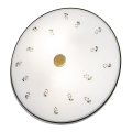 Kolarz 731.U12.4.70 - Lampa sufitowa NONNA 2xE14/60W/230V Ø 32 cm zielony/mosiądz