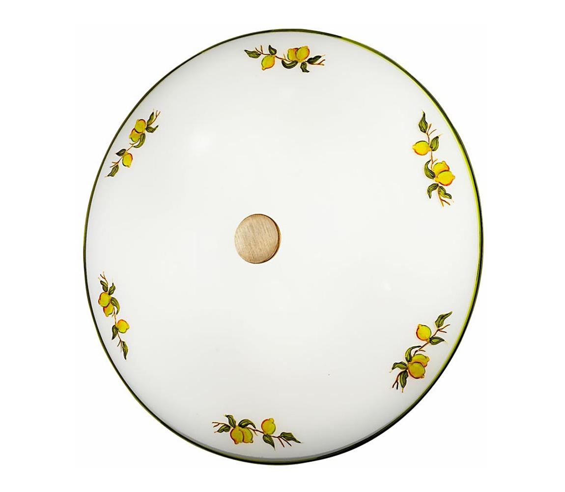 Kolarz 731.U13.4.116 - Lampa sufitowa NONNA 3xE27/60W/230V śr. 42 cm cytryny