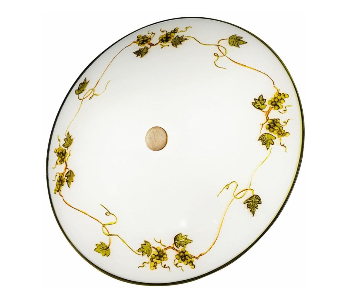 Kolarz 731.U14.4.110 - Lampa sufitowa NONNA 4xE27/60W/230V śr. 54 cm winogrona