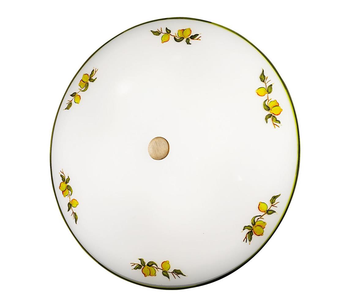 Kolarz 731.U14.4.116 - Lampa sufitowa NONNA 4xE27/60W/230V śr. 54 cm cytryny