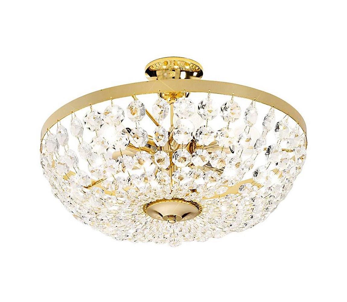 Kolarz 960.16K.3 - Kryształowy żyrandol na drążku VALERIE 6xE14/40W/230V 24K złoty