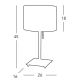 Kolarz A1307.71.6 - Lampa stołowa SAND 1x E27/60W/230V