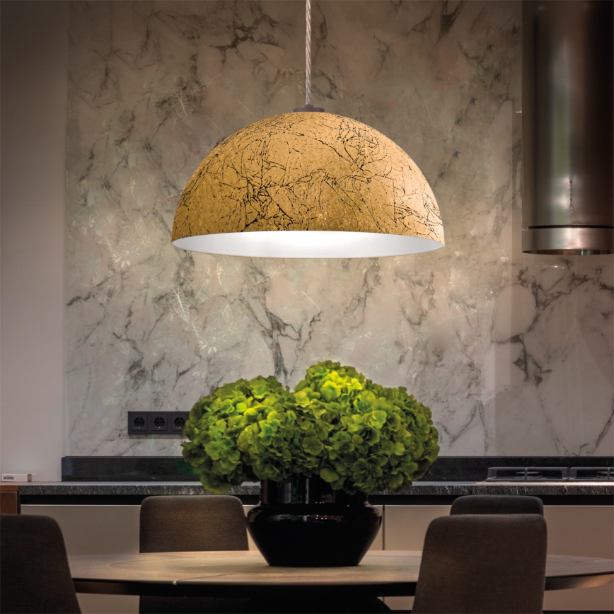 Kolarz A1339.31.Co.VinAu/40 - Lampa wisząca na linkach CULT 1xE27/100W/230V śr. 40 cm złota