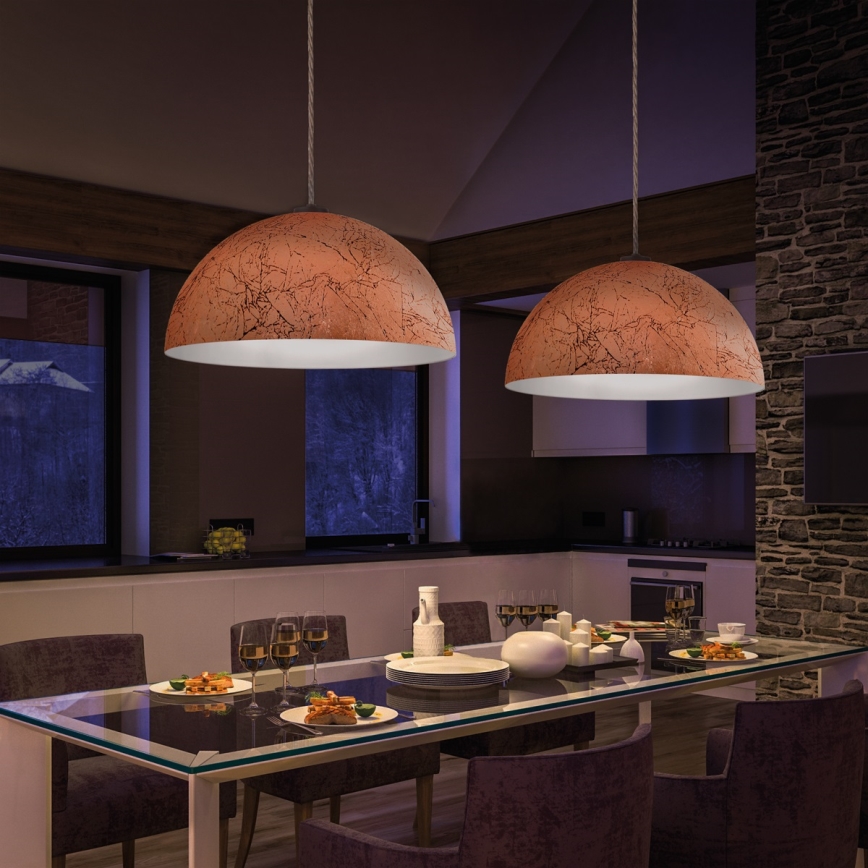Kolarz A1339.31.Co.VinCu/50 - Lampa wisząca na linkach CULT 1xE27/100W/230V śr. 50 cm miedziana