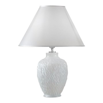 Kolarz A1340.70 - Lampa stołowa CHIARA 1xE27/100W/230V biała średnica 30 cm