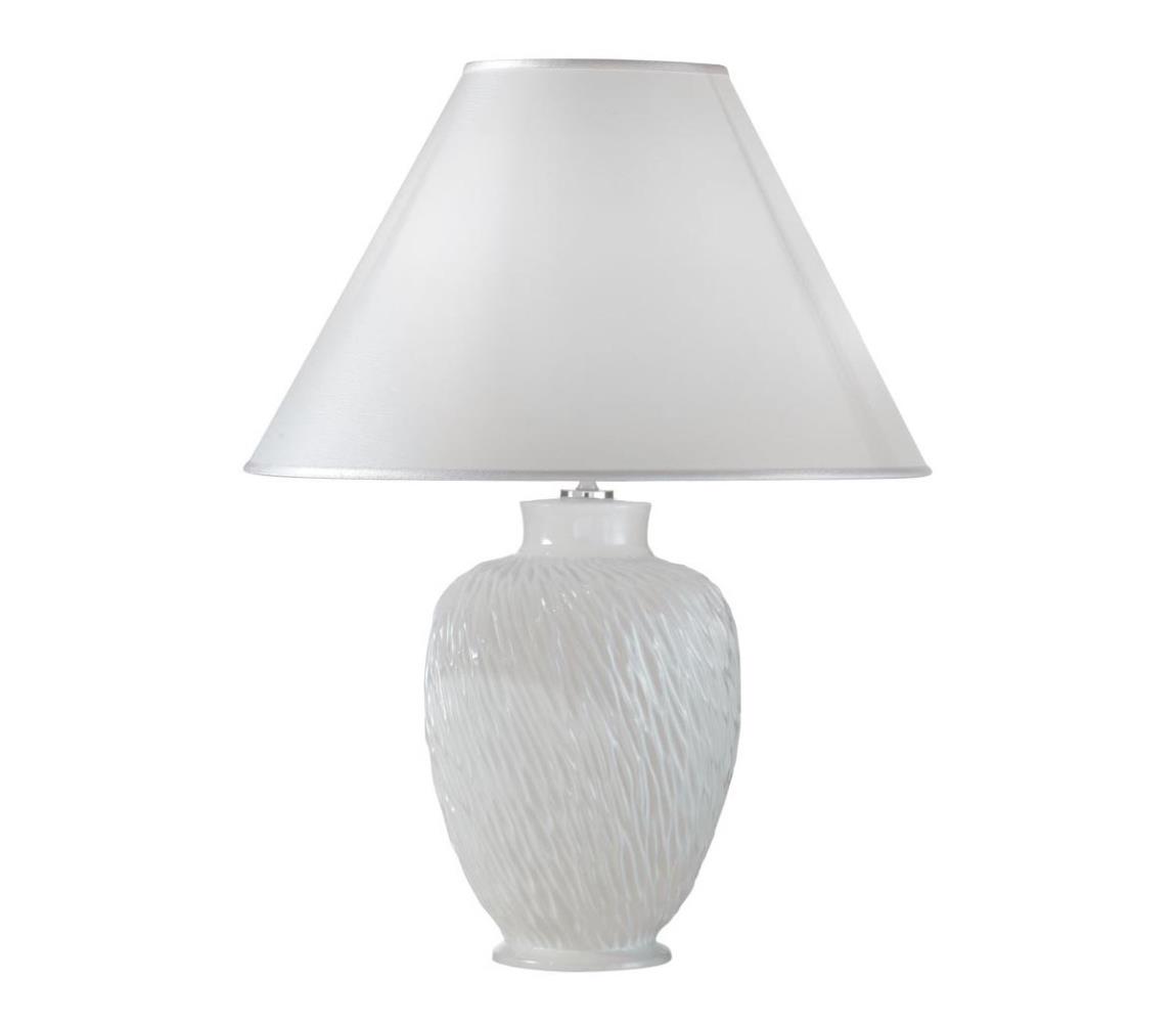 Kolarz A1340.71 - Lampa stołowa CHIARA 1xE27/100W/230V biała średnica 40 cm