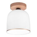 Kolarz A1352.11.Au - Lampa sufitowa NONNA 1xE27/60W/230V dąb/biały/złoty