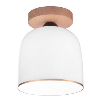 Kolarz A1352.11.Au - Lampa sufitowa NONNA 1xE27/60W/230V dąb/biały/złoty