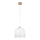 Kolarz A1352.31.W - Lampa wisząca na linkach NONNA 1xE27/60W/230V dąb/biały