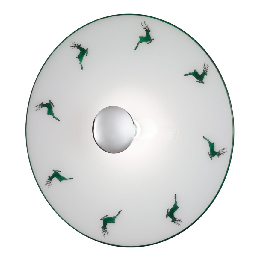 Kolarz A1353.61.XL.5.G.100 - Kinkiet NONNA 1xE27/100W/230V zielony jeleni