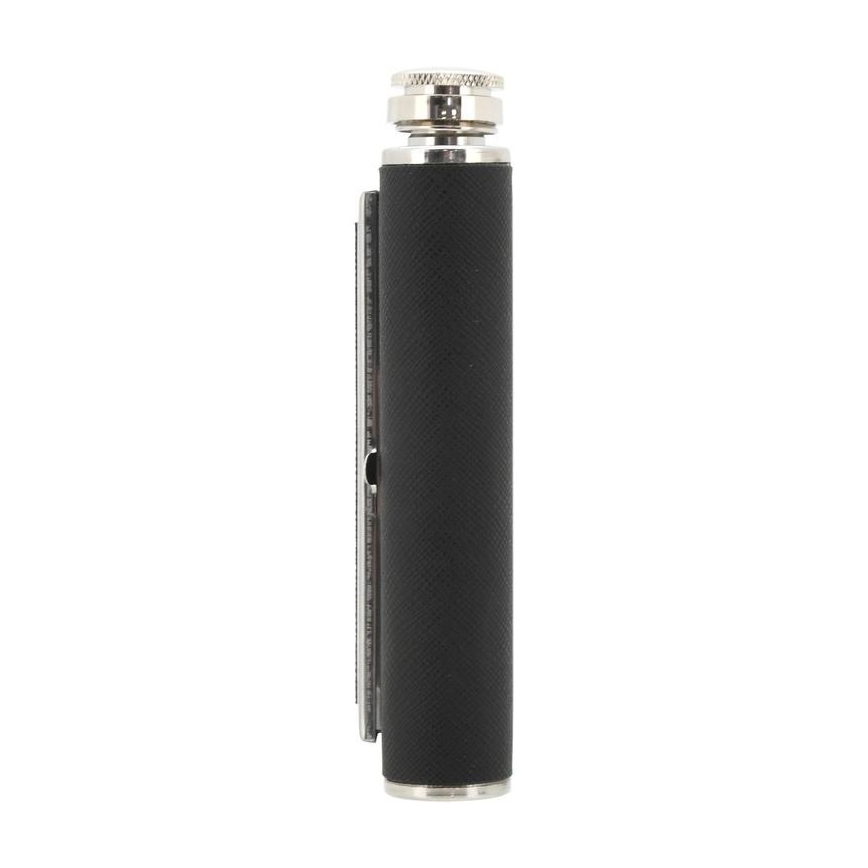 Kolba biodrowa z etui na cygara 175 ml czarna
