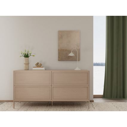 Komoda ALIN 157x40 cm w kolorze taupe