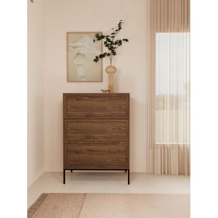 Komoda ALIN 80x40 cm brązowa