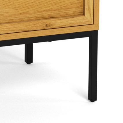 Komoda ALIN 80x40 cm, jasnobrązowa