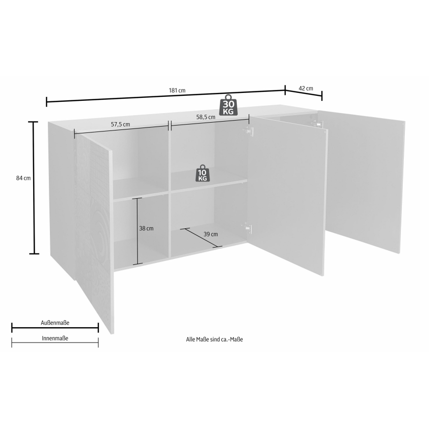 Komoda ARIA dąb sonoma