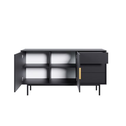 Komoda ELI 154x82x39 cm czarna