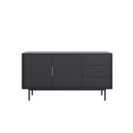 Komoda ELI 154x82x39 cm czarna