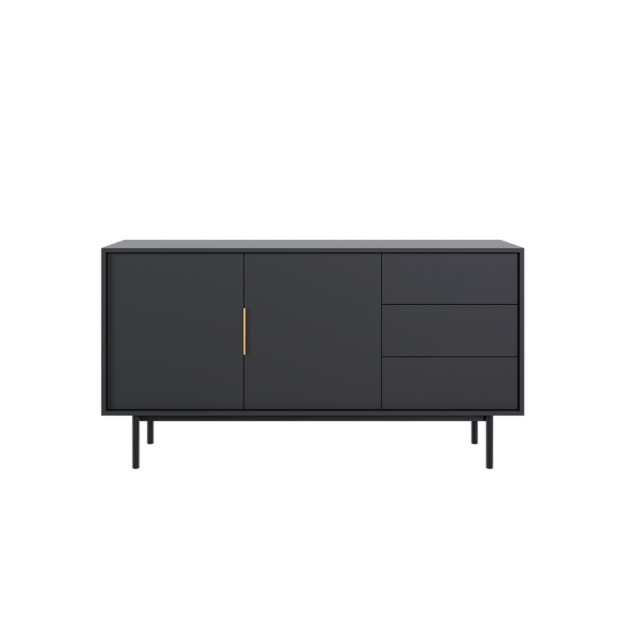 Komoda ELI 154x82x39 cm czarna