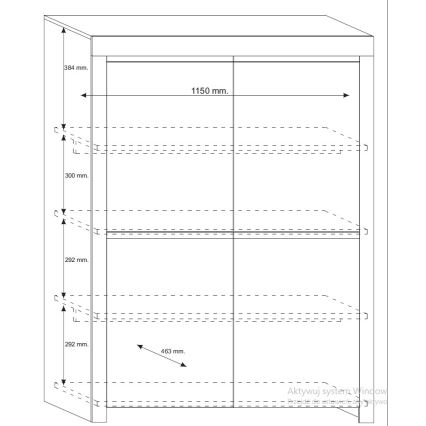 Komoda FINERA biała