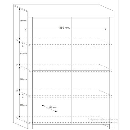 Komoda FINERA biała