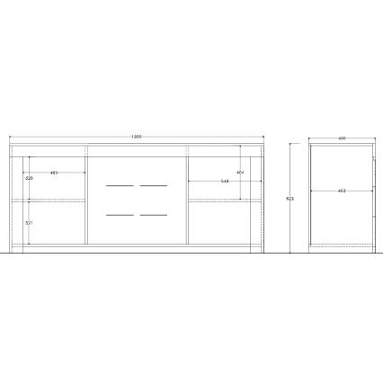 Komoda FINERA biała