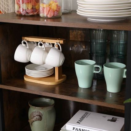 Komoda FIRA brązowo-czarna