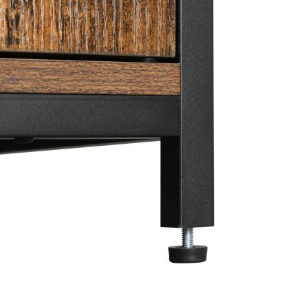 Komoda FIRA brązowo-czarna