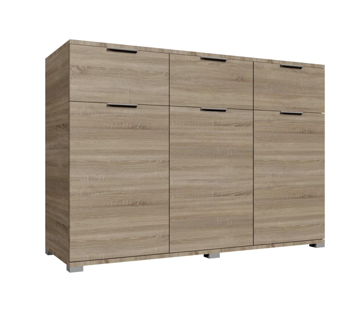 Komoda HOPE 120x78x35 cm dąb sonoma