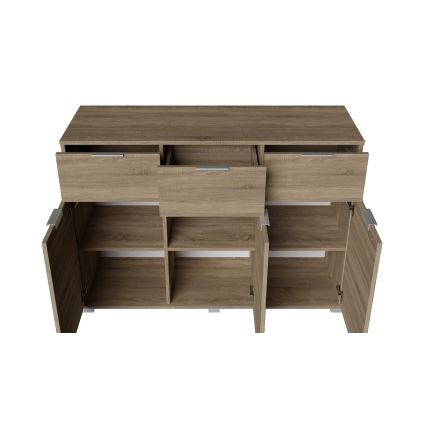 Komoda HOPE 120x78x35 cm dąb sonoma