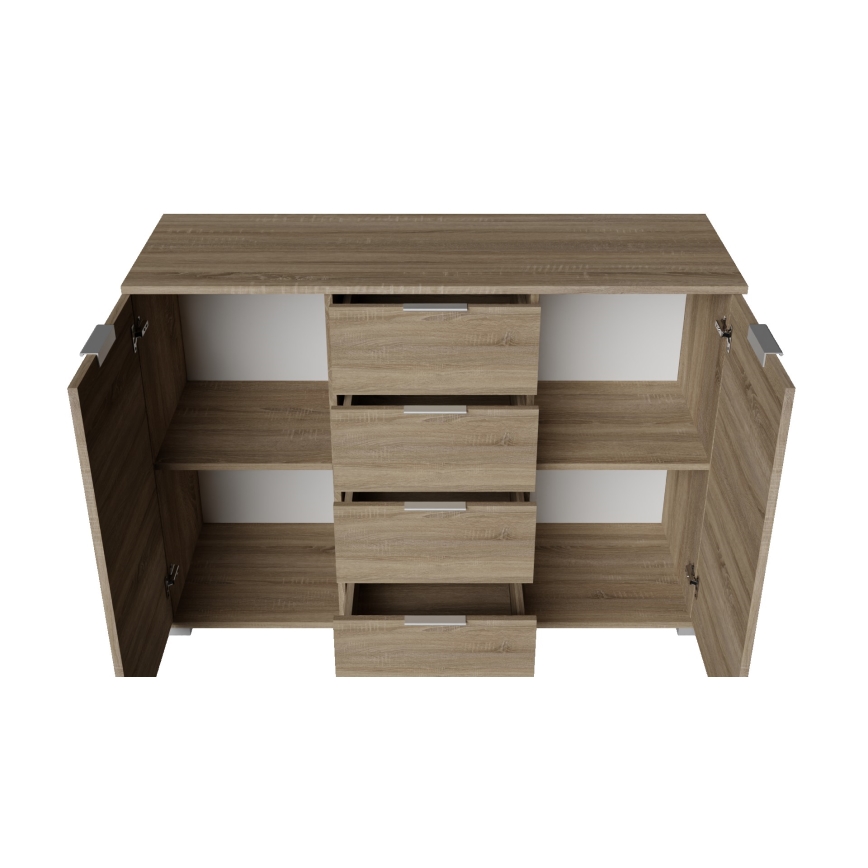 Komoda HOPE 120x78x35 dąb sonoma