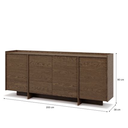 Komoda KEMI 200x90x38 dąb