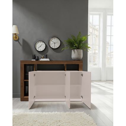 Komoda LENOR kaszmir/dąb