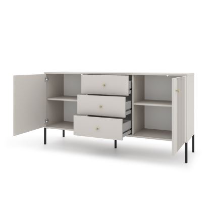 Komoda LUE beżowa/czarna