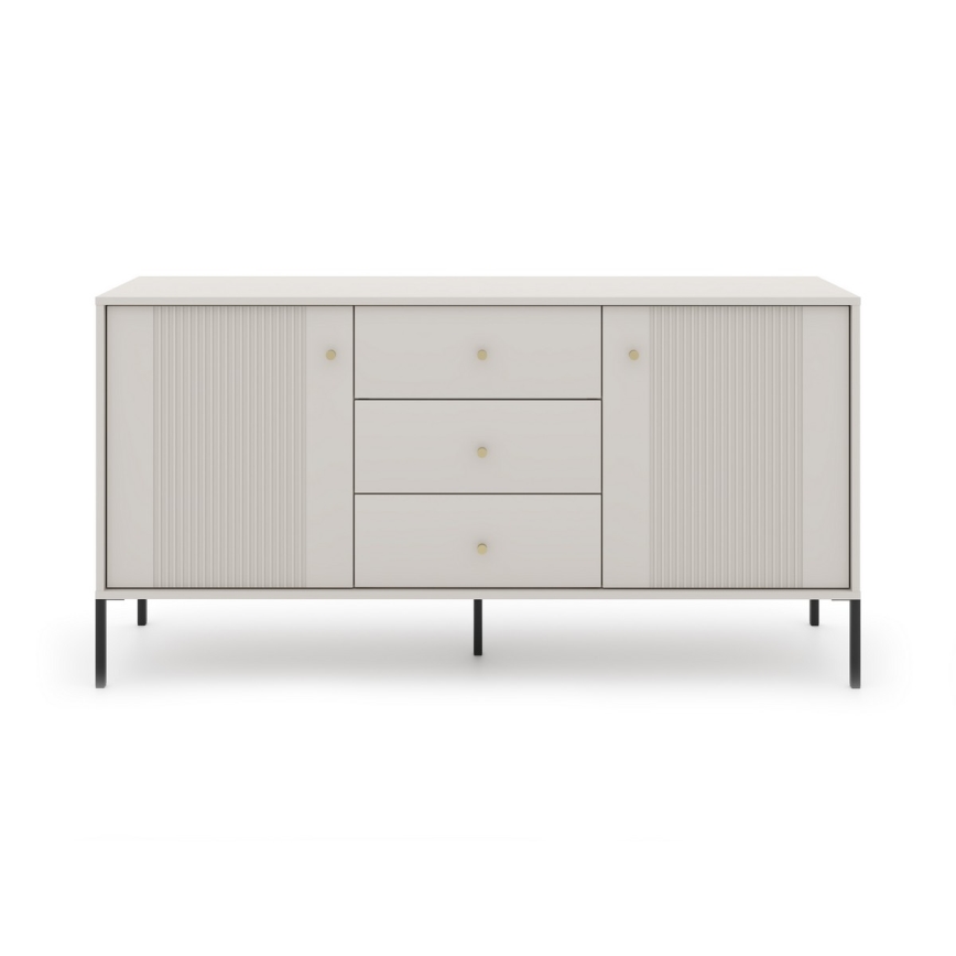 Komoda LUE beżowa/czarna