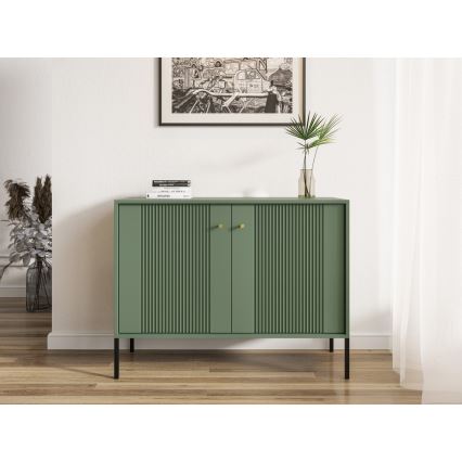 Komoda LUE zielona/czarna