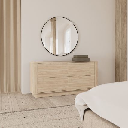 Komoda MADERA 160x75 cm biały dąb