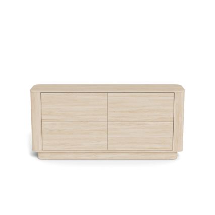 Komoda MADERA 160x75 cm biały dąb