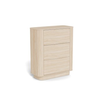 Komoda MADERA 90x107 cm biały dąb