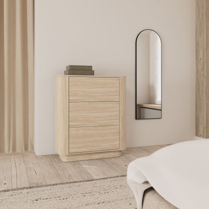 Komoda MADERA 90x107 cm biały dąb