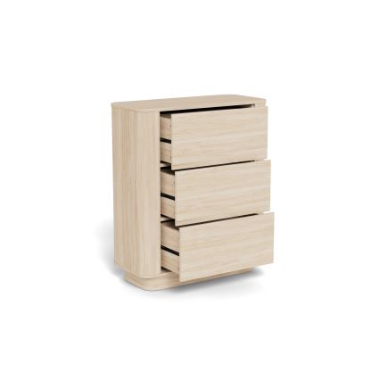 Komoda MADERA 90x107 cm biały dąb