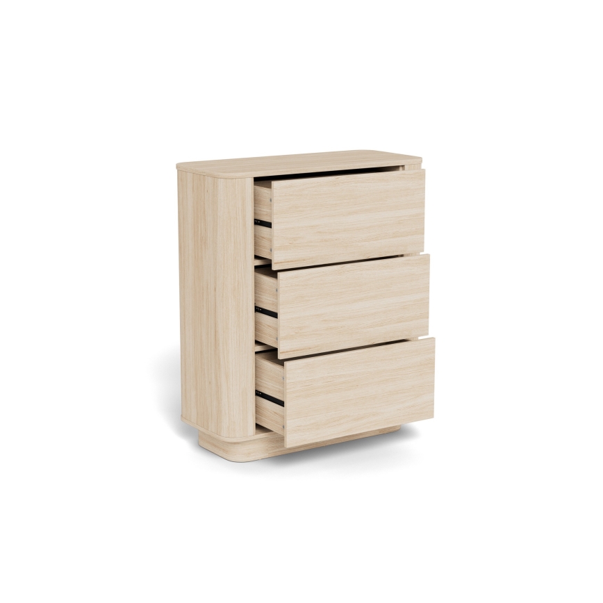 Komoda MADERA 90x107 cm biały dąb