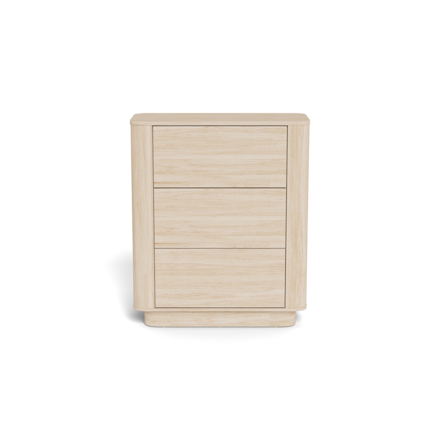Komoda MADERA 90x107 cm biały dąb