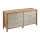 Komoda MENTA 170x81x47 cm dąb wotan/szary