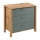 Komoda MENTA 90x81x47 cm dąb wotan/zielony