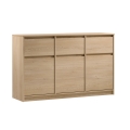 Komoda MIYABI 138x86x40 cm dąb Cremona