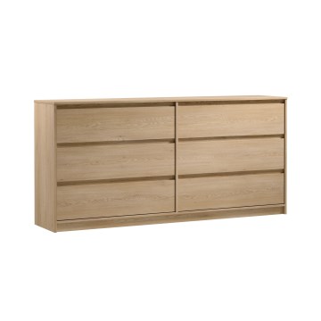 Komoda MIYABI 181x86x40 cm dąb Cremona