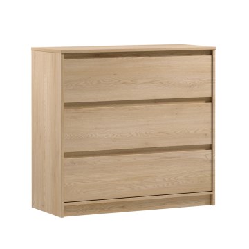 Komoda MIYABI 92x86x40 cm dąb Cremona
