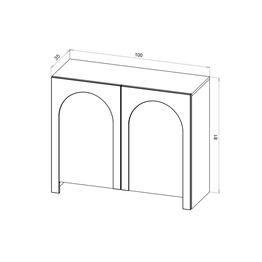 Komoda NIO kaszmir/beżowa